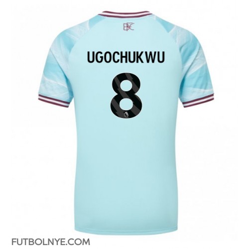 Camiseta Burnley Lesley Ugochukwu #8 Visitante Equipación 2025-26 manga corta
